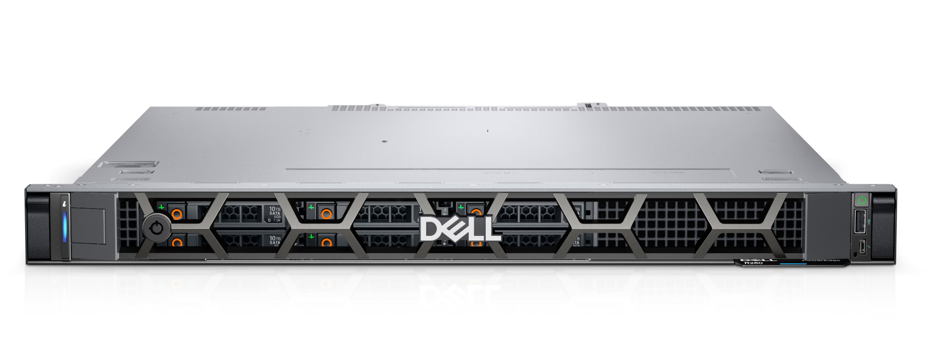 Dell Power Edge R260-Xeon E-2434G,3.4GHz,4C,16GB DDR5 UDIMM RAM,2TB 7.2K HDD Cabled,700w PS Dell Power Edge R260-Xeon E-2434G,3.4GHz,4C,16GB DDR5 UDIMM RAM,2TB 7.2K HDD Cabled,700w PS